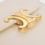 SMALL FLAP WALLER TRIOMPHE IN SHINY CALFSKIN PALE BEIGE - Image 5